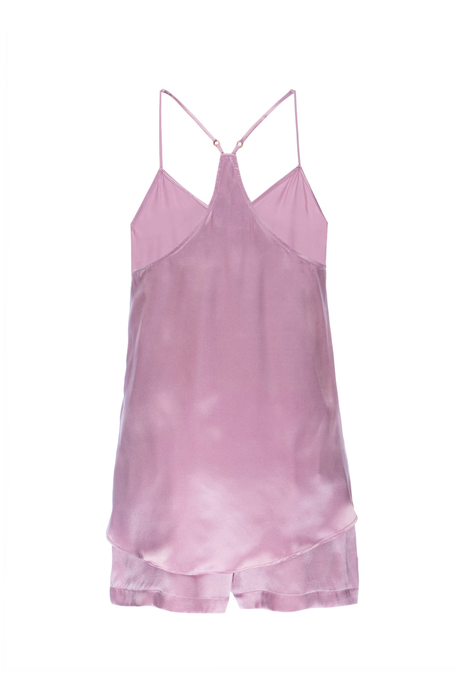 Silk Charmeuse Tank: Orchid Pink