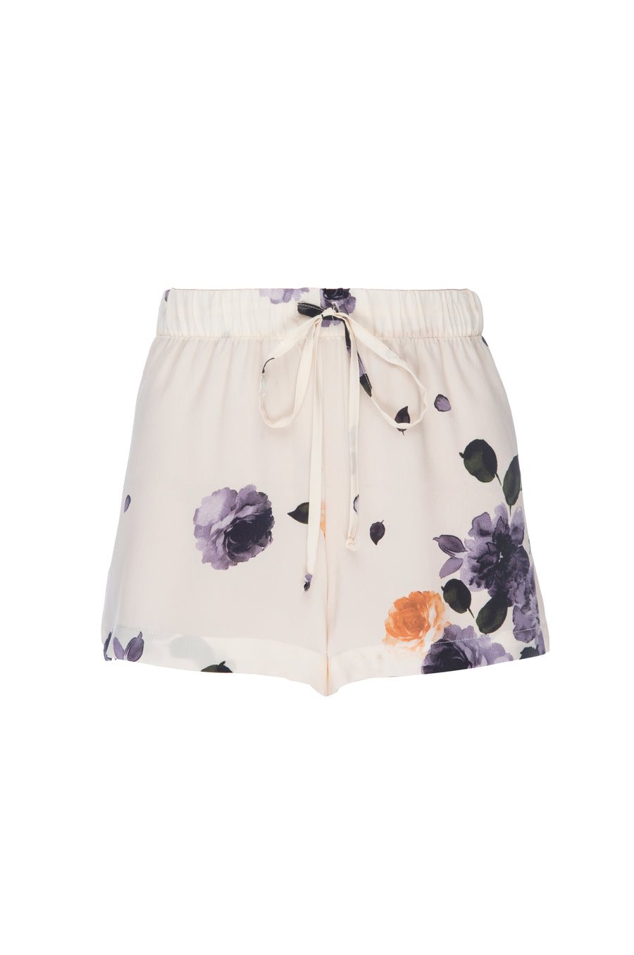 Silk Shorts: Garden Floral Print