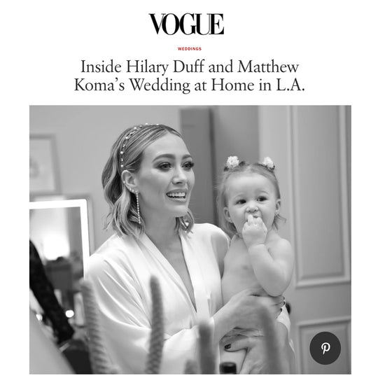 Hilary Duff in Helena Quinn for VOGUE