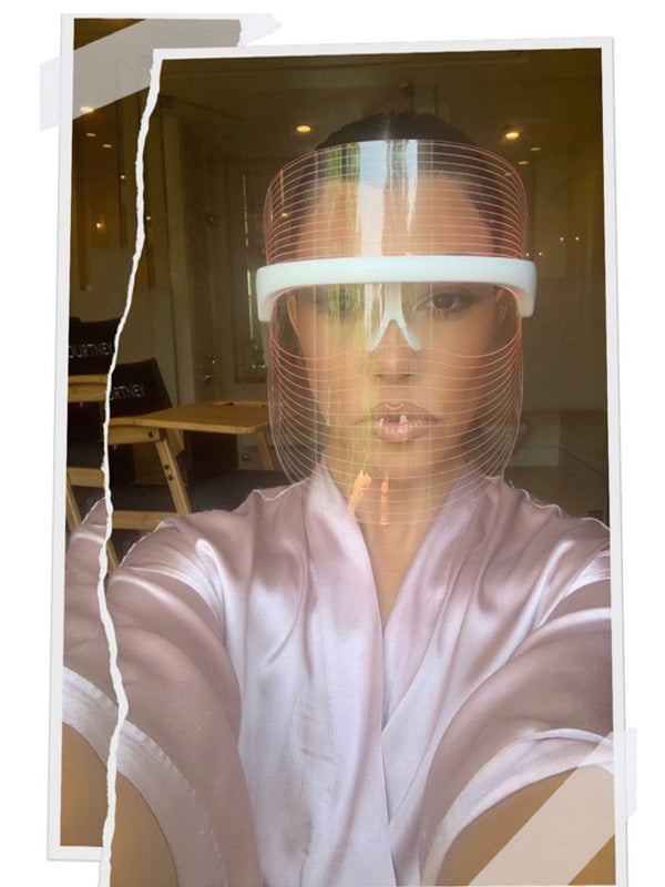 Kourtney Kardashian in our Lilac Silk Robe! – Helena Quinn