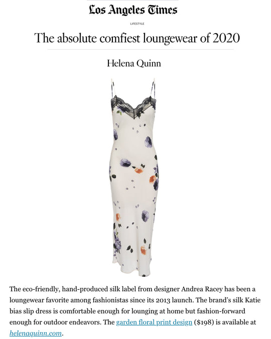 Los Angeles Times: Comfiest Loungewear of 2020