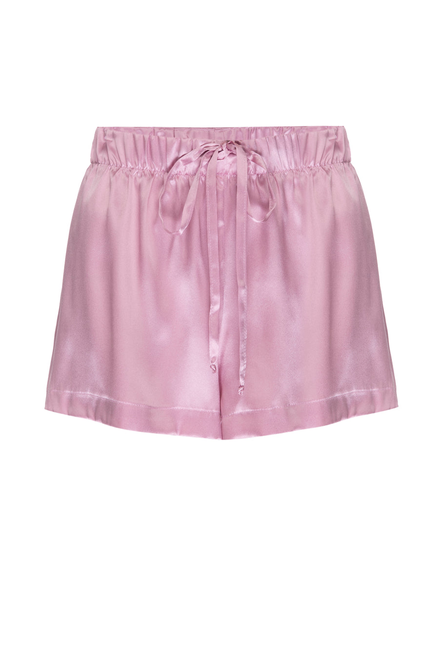 Silk Charmeuse PJ Short: Orchid Pink